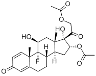 酢酸トリアムシノロン 化学構造式
