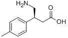 (S)-4-氨基-3-对甲苯基丁酸, 67112-57-6, 结构式