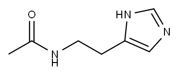 N-OMEGA-ACETYLHISTAMINE Structure