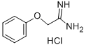 2-フェノキシエタンイミドアミド塩酸塩二水和物 化学構造式