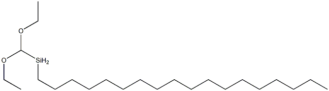 甲基十八烷基二乙氧基硅烷, 67859-75-0, 结构式