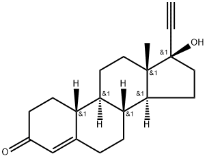 炔诺酮, 68-22-4, 结构式