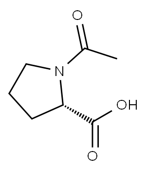 N-乙酰-L-脯氨酸, 68-95-1, 结构式