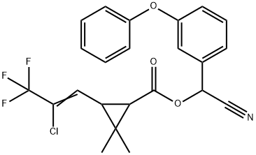 氯氟氰菊酯, 68085-85-8, 结构式