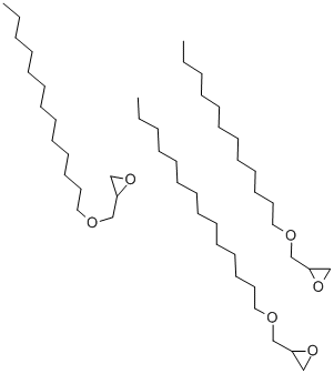 缩水甘油 12-14 烷基醚, 68609-97-2, 结构式
