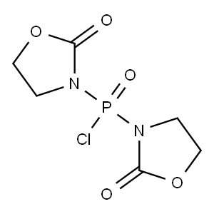 双(2-氧代-3-恶唑烷基)次磷酰氯, 68641-49-6, 结构式