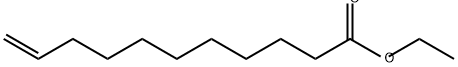 10-十一烯酸乙酯, 692-86-4, 结构式