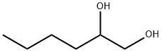 DL-1,2-己二醇, 6920-22-5, 结构式