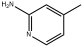 2-氨基-4-甲基吡啶, 695-34-1, 结构式
