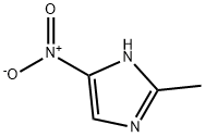 2-メチル-4(5)-ニトロイミダゾール 化学構造式