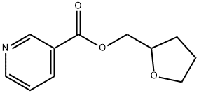 ニコチン酸(テトラヒドロフラン-2-イル)メチル 化学構造式