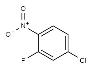 4-氯-2-氟硝基苯, 700-37-8, 结构式