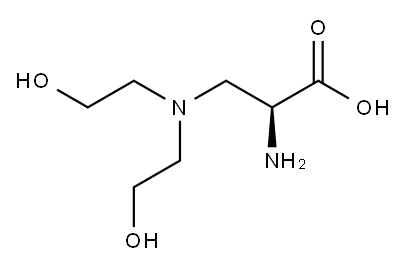 3-(N,N-Diethanolamino)-L-alanine Structure