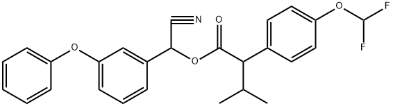 氟氰戊菊酯, 70124-77-5, 结构式