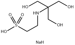 2-[(三(羟甲基)甲基)氨基]-1-乙磺酸钠, 70331-82-7, 结构式