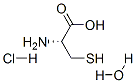 L-半胱氨酸盐酸盐一水物, 7048-04-6, 结构式