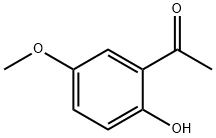 2'-ヒドロキシ-5'-メトキシアセトフェノン 化学構造式