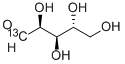 D-阿拉伯糖-1-13C, 70849-23-9, 结构式