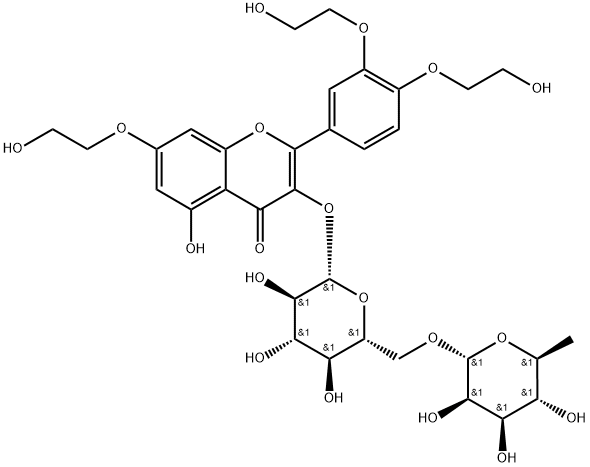 トロキセルチン 化学構造式