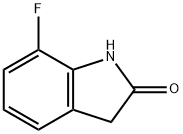 7-氟-2-吲哚酮, 71294-03-6, 结构式