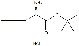 S-2-Propynylglycine 1,1-dimethylethyl ester hydrochloride Structure