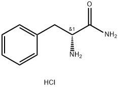 D-苯丙氨酰胺盐酸盐, 71666-94-9, 结构式
