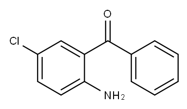 2-氨基-5-氯二苯甲酮, 719-59-5, 结构式