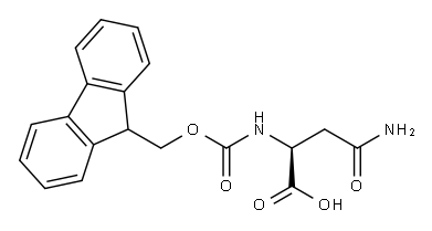 Nalpha-FMOC-L-Asparagine Struktur
