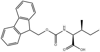 Fmoc-L-异亮氨酸, 71989-23-6, 结构式