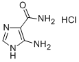 5(4)-アミノ-4(5)-(アミノカルボニル)イミダゾール塩酸塩 化学構造式