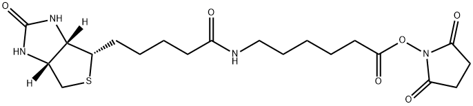 生物素化-epsilon-氨基己酸-N-羟基丁二酰亚胺活化酯, 72040-63-2, 结构式