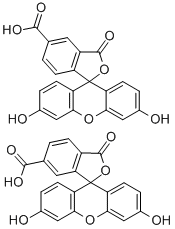 5(6)-羧基荧光素, 72088-94-9, 结构式