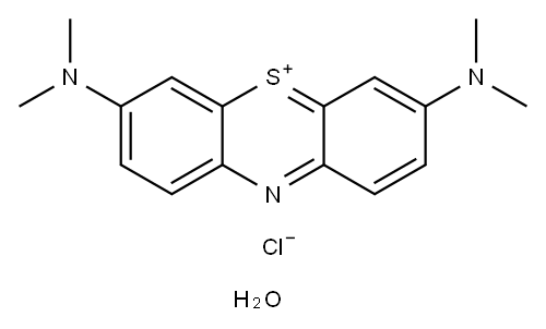 Methylene Blue trihydrate Structure