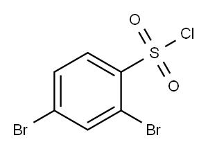 2,4-ジブロモベンゼンスルホニルクロリド 化学構造式