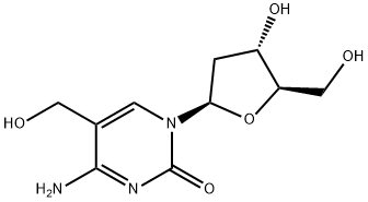 2'-デオキシ-5-(ヒドロキシメチル)シチジン 化学構造式