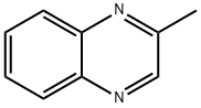 2-甲基喹喔啉, 7251-61-8, 结构式