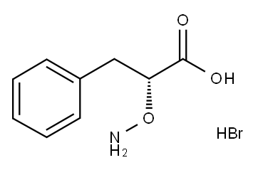 D-A-AMINOXY-B-PHENYLPROPIONIC ACID, HYDROBROMIDE Structure