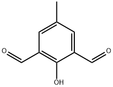 2-ヒドロキシ-5-メチルイソフタルアルデヒド 化学構造式