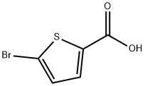 5-溴噻吩-2-甲酸 结构式