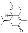 (4S,4aR)-4,4a,7,8-Tetrahydro-1,6-dimethyl-4-isopropylnaphthalen-2(3H)-one Structure