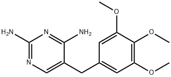 甲氧苄啶, 738-70-5, 结构式