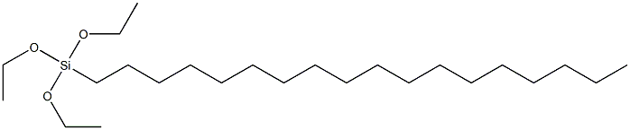 三乙氧基十八烷硅烷, 7399-00-0, 结构式