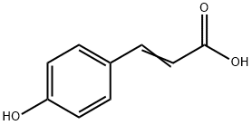 对羟基肉桂酸, 7400-08-0, 结构式