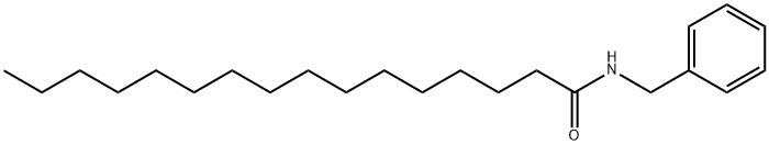 HexadecanaMide, N-(phenylMethyl)- Struktur