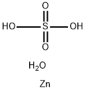 Zinc sulfate monohydrate  Struktur