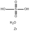 硫酸锆四水合物, 7446-31-3, 结构式