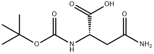 BOC-L-天冬酰胺, 7536-55-2, 结构式