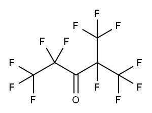 Perfluoro(2-methyl-3-pentanone)  Structure