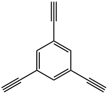 1,3,5-三乙炔苯, 7567-63-7, 结构式