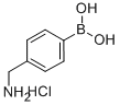 4-氨甲基苯基硼酸盐酸盐, 75705-21-4, 结构式